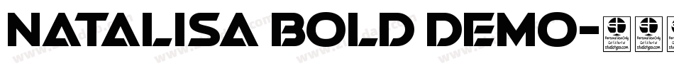 Natalisa Bold Demo字体转换